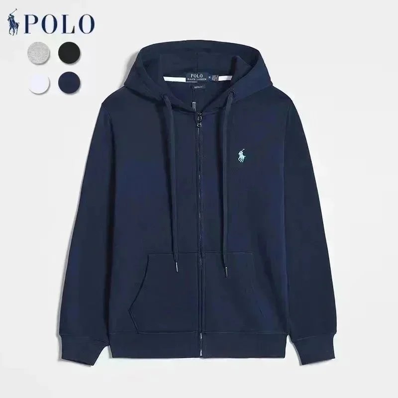 Ralph Lauren Polo Player Logo Navy Crewneck Sweater - 9