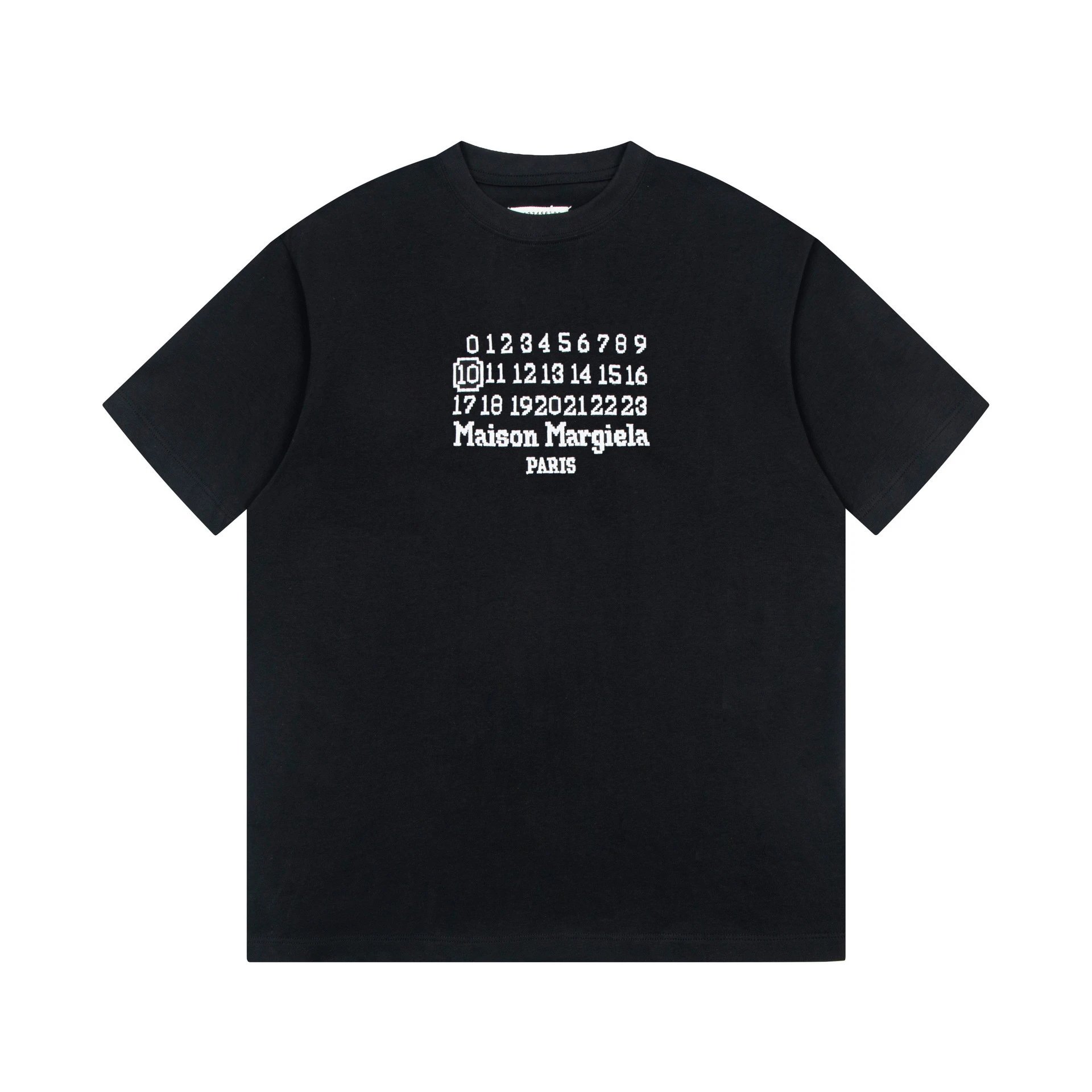 Maison Margiela Numbered Logo T-Shirt Black - 1