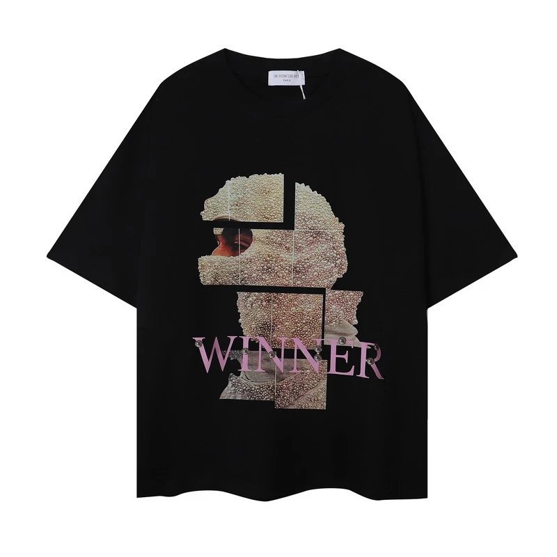 Gallery Dept. Winner Graphic Oversized T-Shirt Black - 1