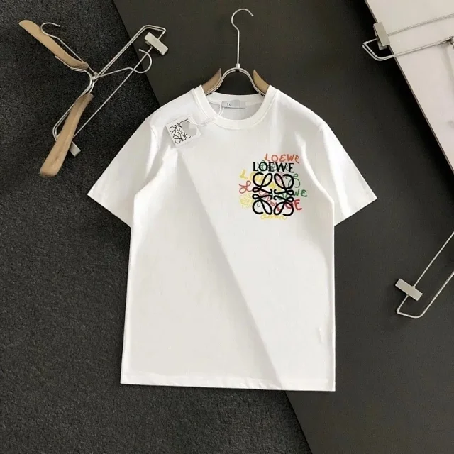 Loewe T-Shirts Short-sleeve logo graphic T-shirt product detail image 7