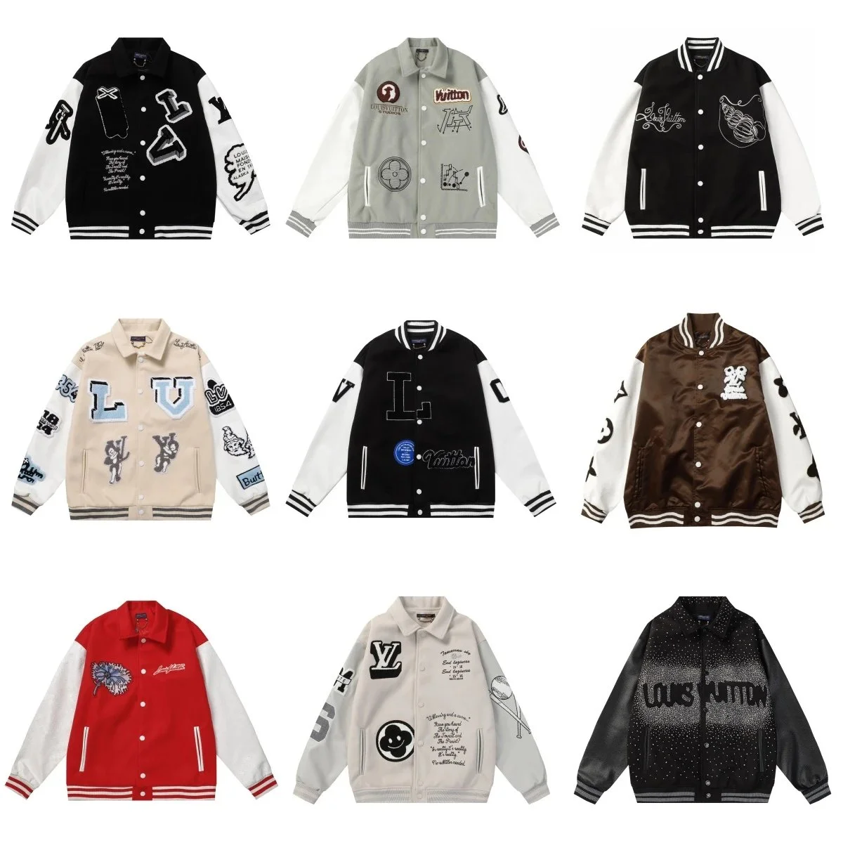 Louis Vuitton Fashion Baseball Jacket