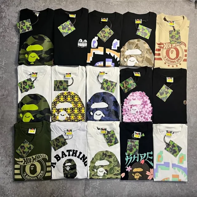 A BATHING APE T-Shirts Short-Sleeve Graphic and Camouflage Logo product detail image 10