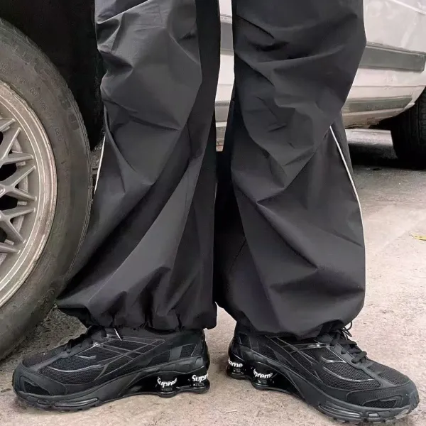 Nike Shox R4 Black Yellow Gold Sneakers - 20