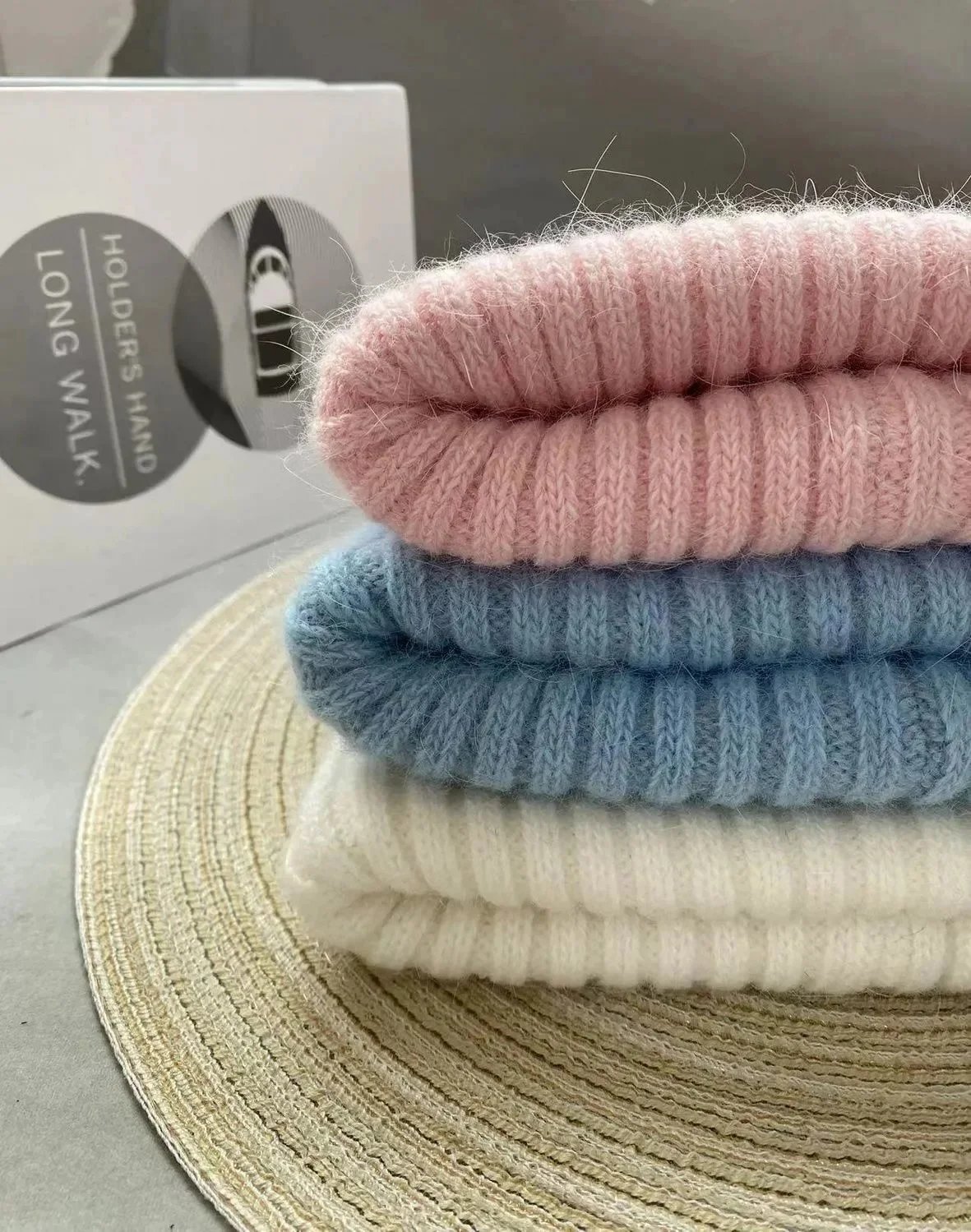 Prada Re-Nylon Beanie Beige Knit Hat - 9