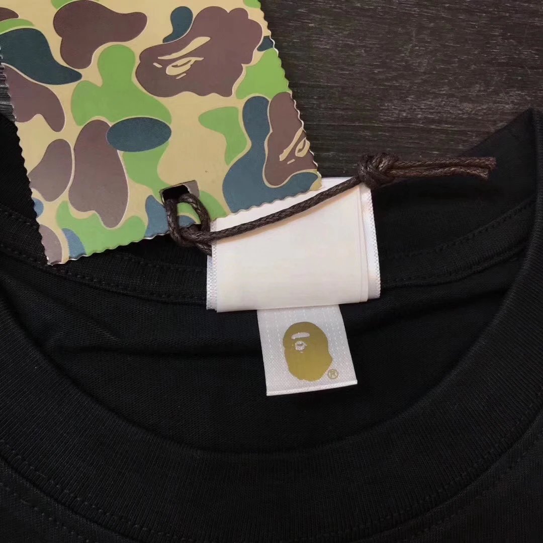 A BATHING APE T-Shirts Short-Sleeve Graphic and Camouflage Logo image 3