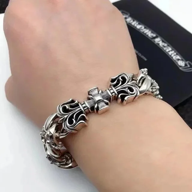 Chrome Hearts Jewelry Cross Motif Chain Bracelet product detail image 2