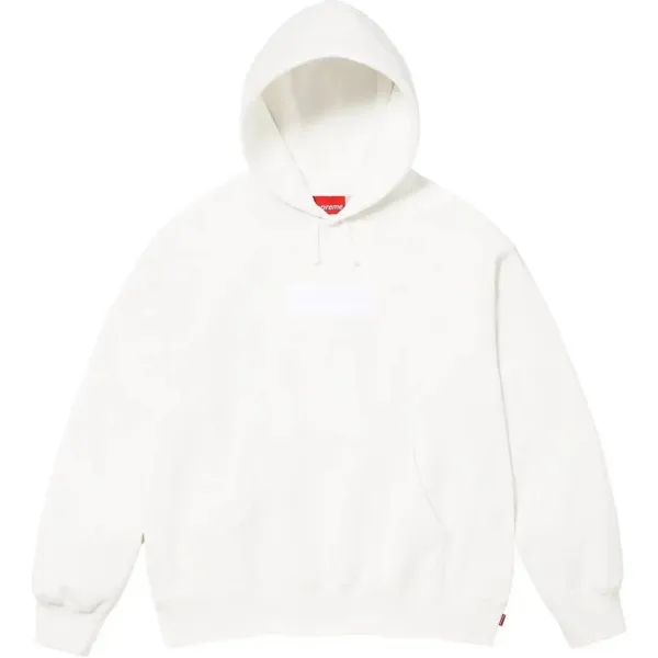 Supreme Box Logo Hoodie White - 1