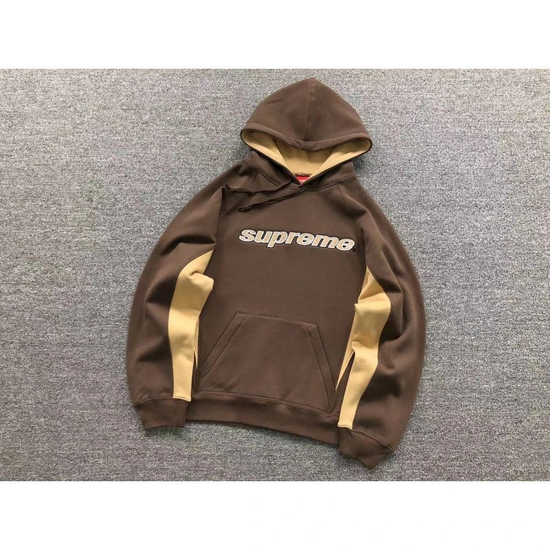 E576#分割拼色棕色