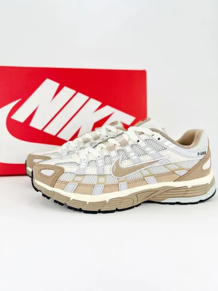Nike P-6000 Yellow Beige Running Shoes - 10