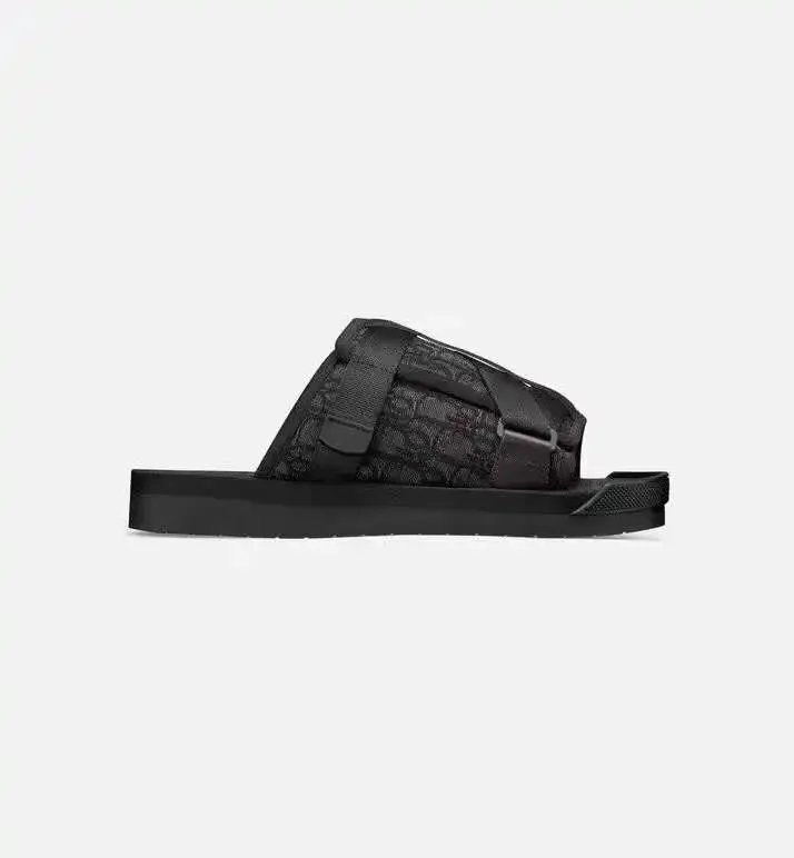 Dior B23 Oblique Sandals Black Sandals - 9
