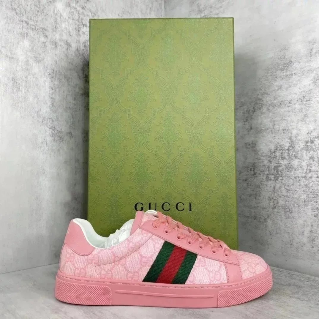 Gucci Ace Embroidered Bee and Star White Sneakers - 6