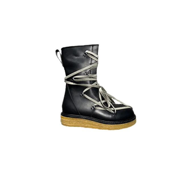 Unbranded Sneakers High-top lace-up with contrast rubber toe cap product detail image 15