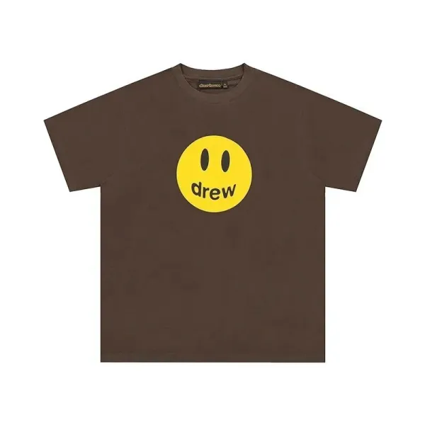 Drew House Smiley Face Logo T-Shirt Pale Pink T-Shirt - 5
