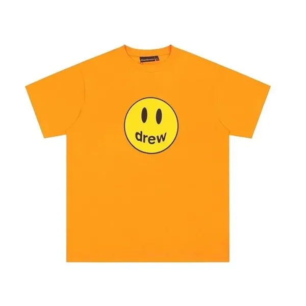 Drew House Smiley Face Logo T-Shirt Pale Pink T-Shirt - 7