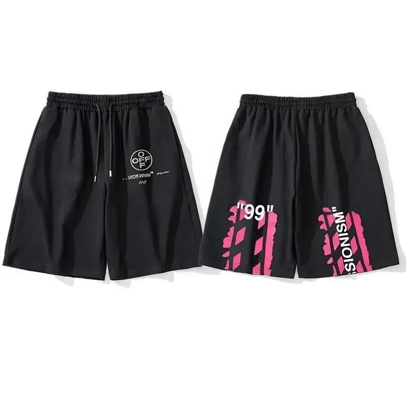 Off-White Paint Splatter Shorts Black Multicolor product detail 2 in Litbuy spreadsheet finds