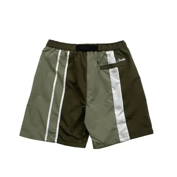 Off-White Industrial Stripe Shorts Black/Gray/White - 11
