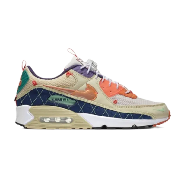Nike Air Max 90 Light Aqua Gray Sneakers - 20