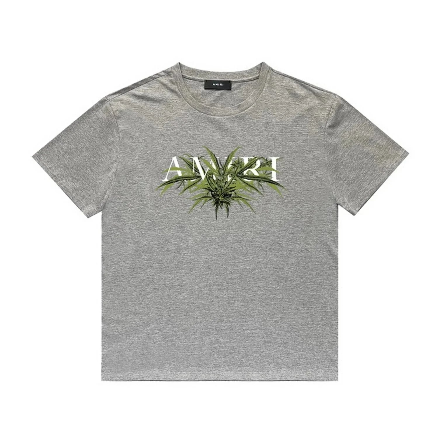 Amiri Rainbow Drip Logo T-Shirt Light Blue - 10