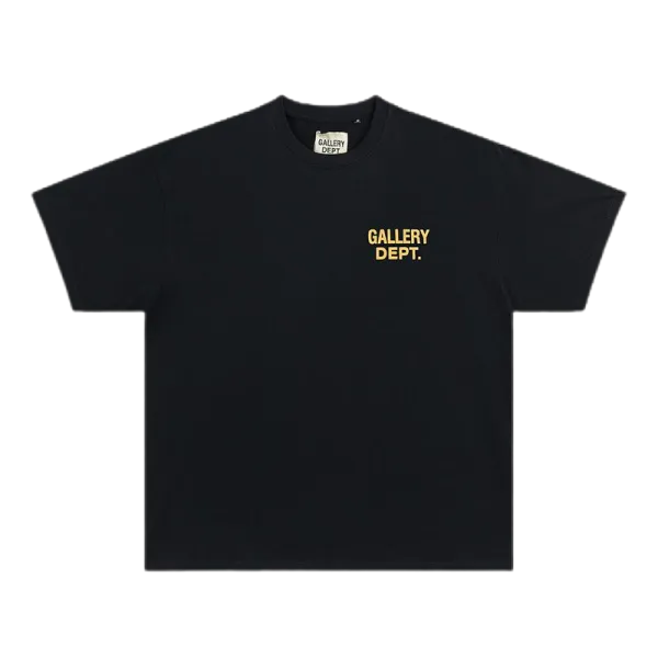 Lanvin Paris Embossed Logo Black T-Shirt - 7