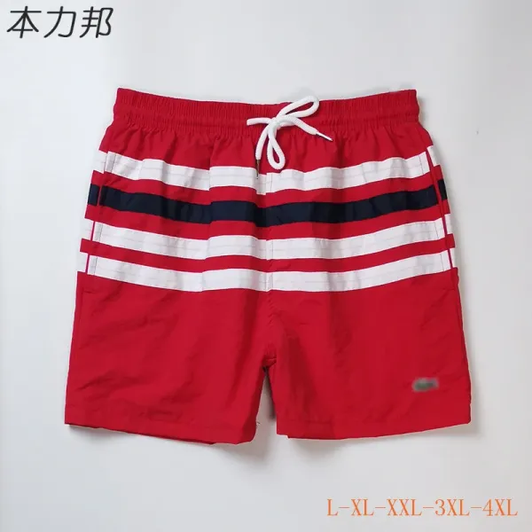 Lacoste Swim Shorts All-Over Croc Print Solid Color Shorts - 6