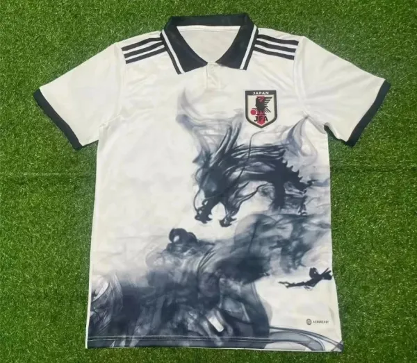Adidas Japan National Team 2023 Ink Dragon Jersey White - 1
