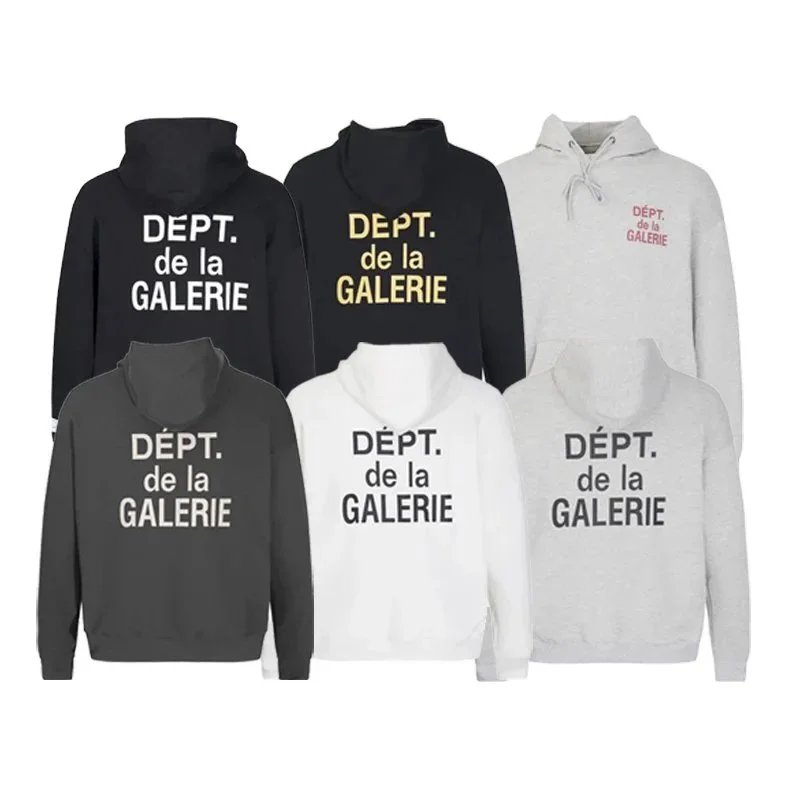 Gallery Dept. Bold Print Black Hoodie - 5