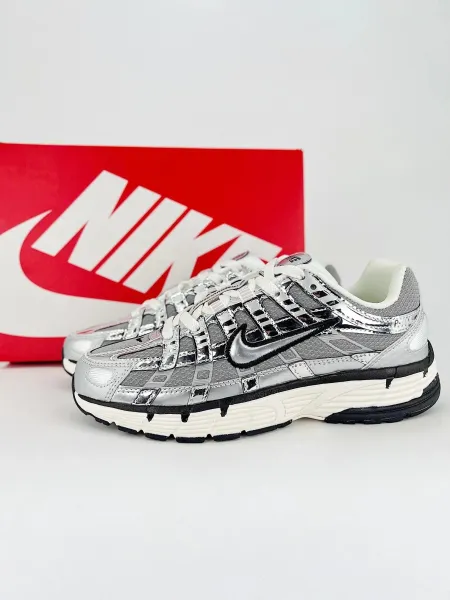 Nike P-6000 Yellow Beige Running Shoes - 5