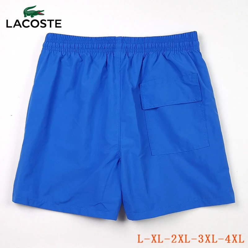 Lacoste Swim Shorts All-Over Croc Print Solid Color Shorts - 48