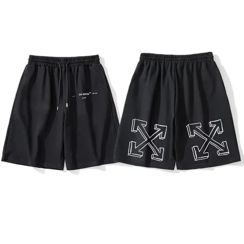 Off-White Industrial Print Shorts Black/Green - 9