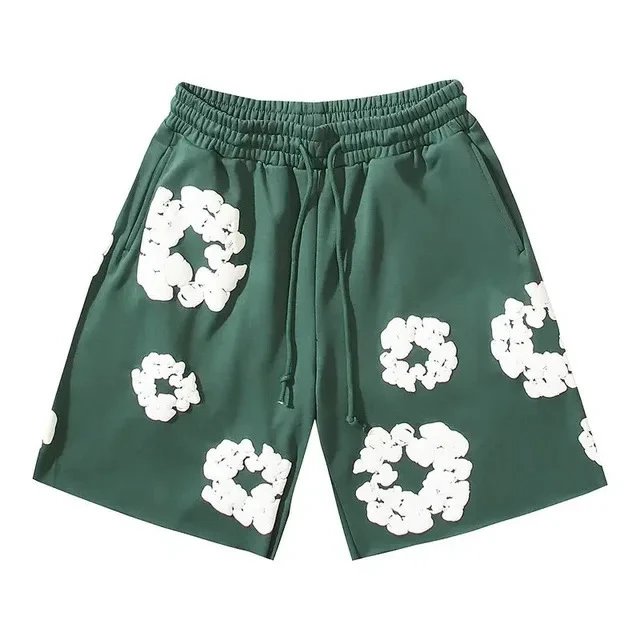Floral Print Matching Set T-Shirt and Shorts Multicolor Casual-Set - 13