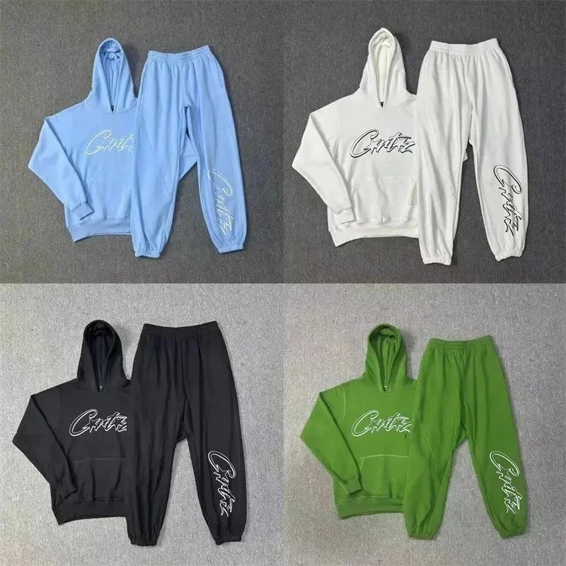Corteiz Tracksuit Black with Gray Paneling - 4