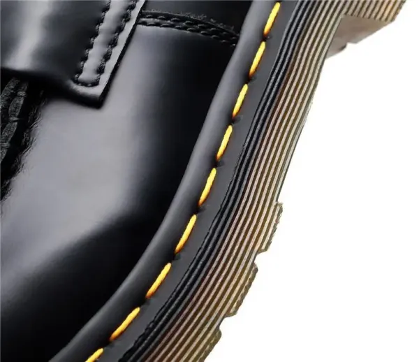 Design Color-Block Tassel Loafer Black Green Yellow Casual Shoes - 19