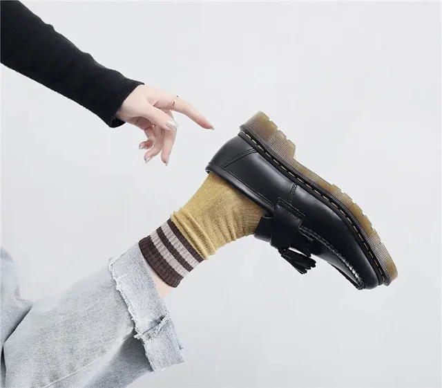 Unbranded Leather Shoes Tassel Loafers with Lug Sole product detail image 8