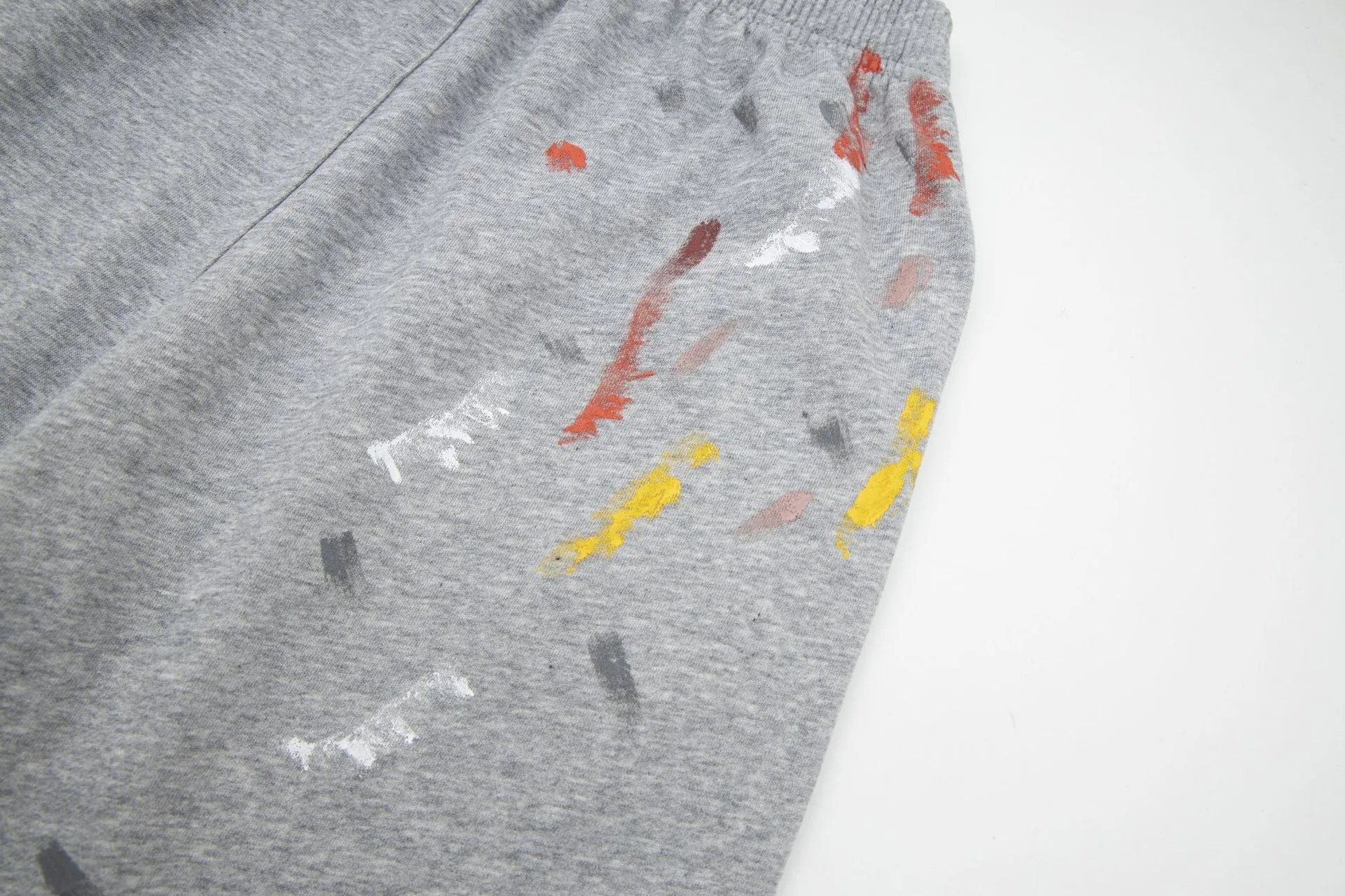 Lanvin x Josué Thomas Art On Display Paint-Splatter Shorts Black - 6