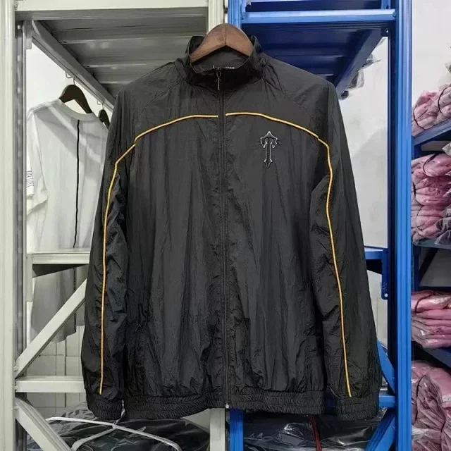 Unbranded Jackets Zip-Front Track Jacket with Contrast Piping product detail image 9