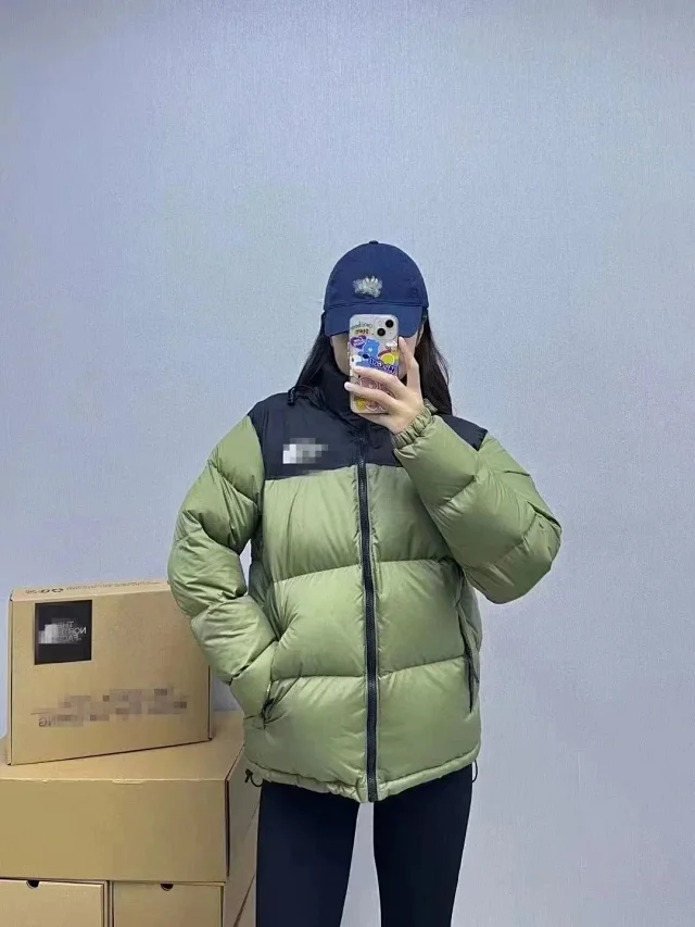 The North Face Down Jackets 1996 Nuptse Color-Block Puffer Jacket product detail image 8