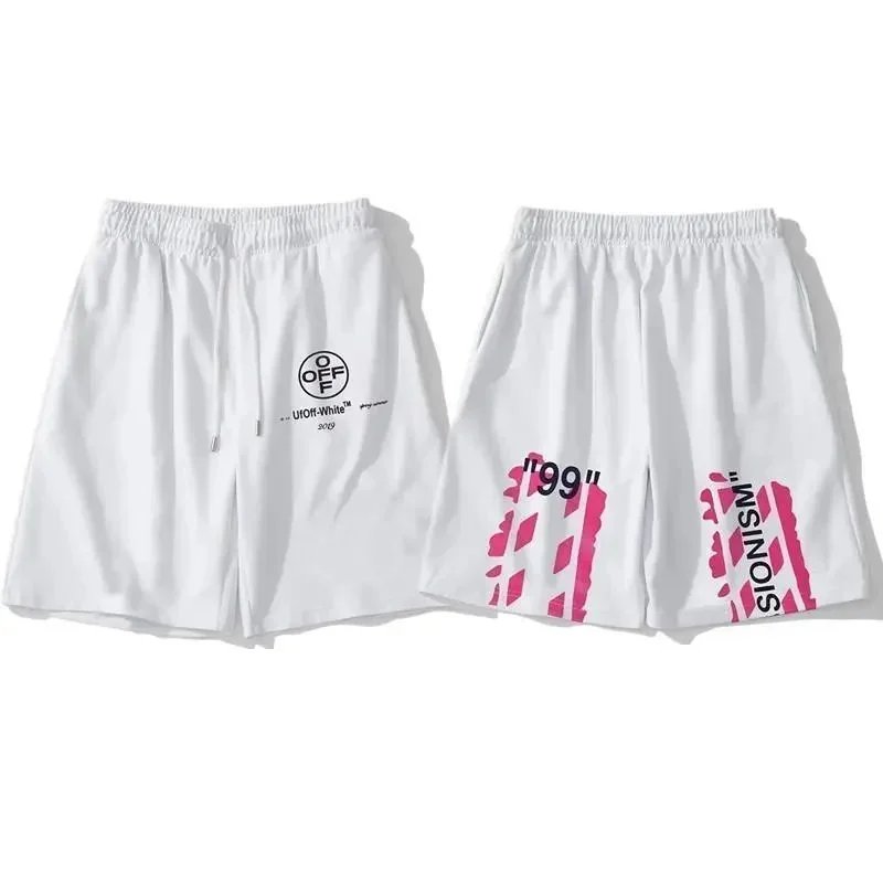 Off-White Industrial Print Shorts White - 1