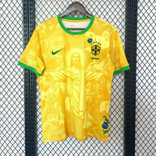 Nike Brazil 2024 World Cup Special Edition Yellow Jersey - 1
