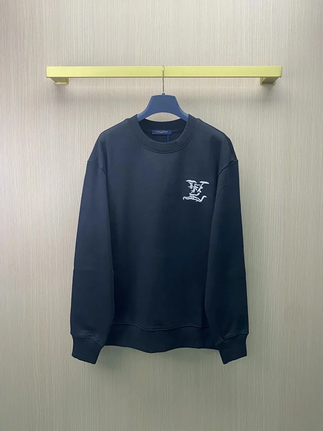 Louis Vuitton Knitwear Crewneck monogram knit sweater product detail image 8