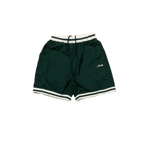 Corteiz Tennis Shorts Army Green - 1
