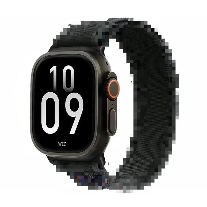 Apple Watch Ultra 2 Black Titanium with Black Alpine Loop Smartwatch