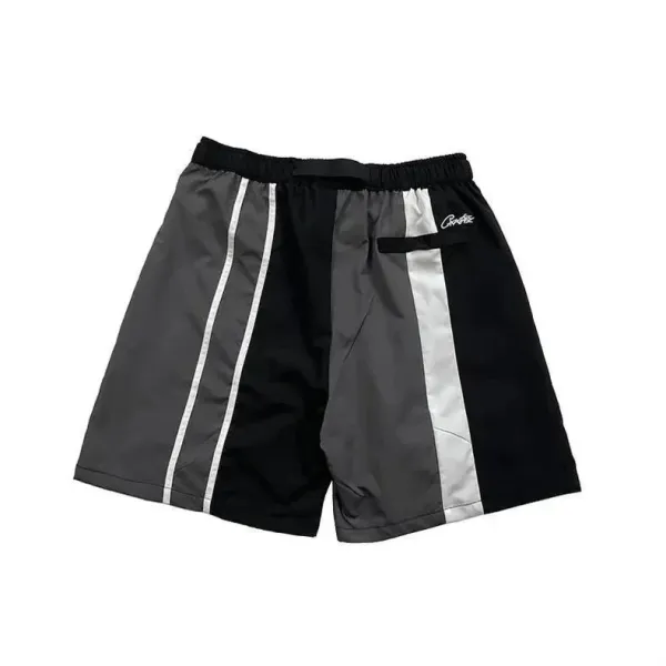 Off-White Industrial Stripe Shorts Black/Gray/White - 9