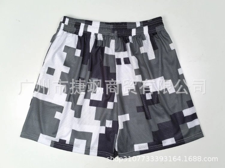 Design Camo Mesh Shorts Multicolor Shorts - 26