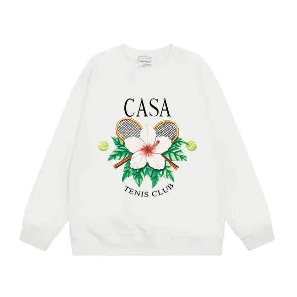 Casa Blanc x Tennis Club Graphic Hoodie White - 1