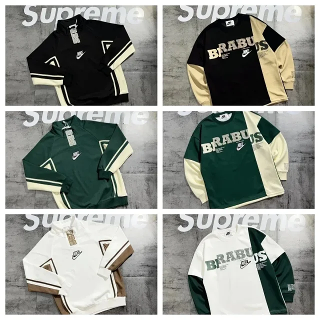 Nike Hoodies & Sweatshirts Crewneck Logo-Print Sweatshirt product detail image 2