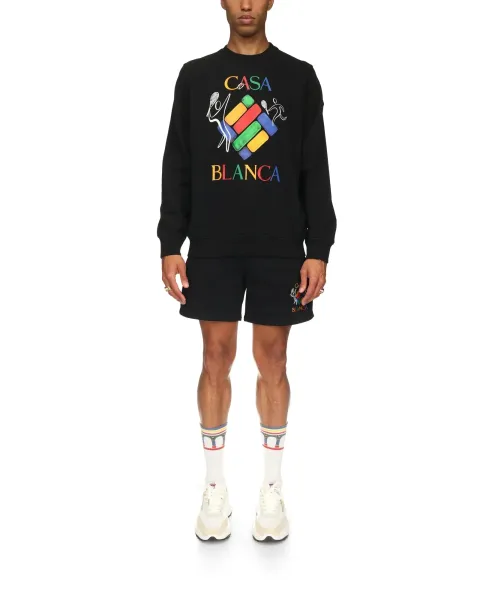 Casablanca Casa Blanca Multicolor Graphic Hoodie - 5