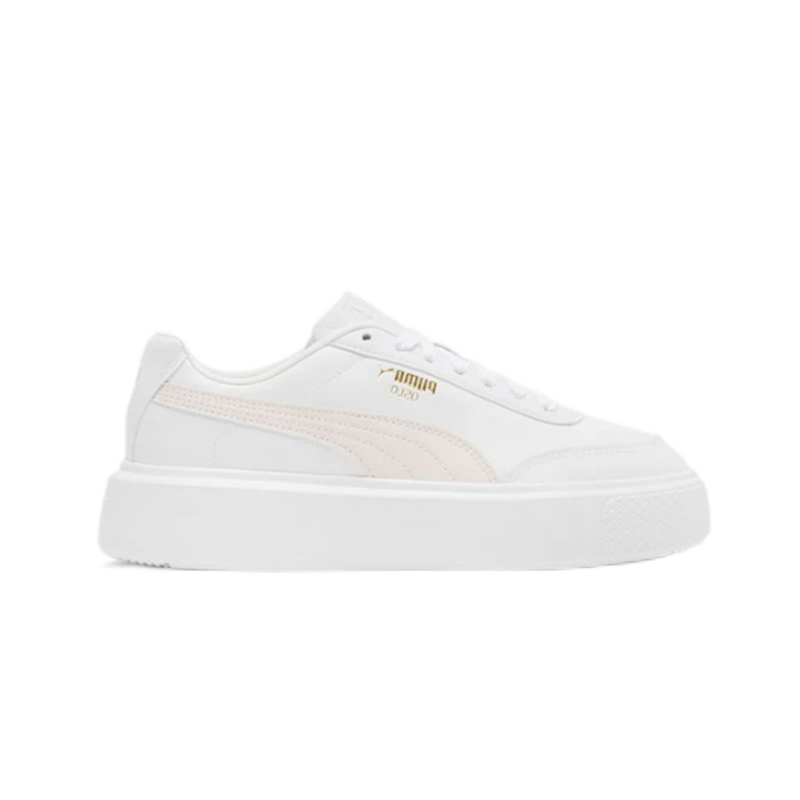 Puma Cali Bold Pastel Pink and White Chunky Sneakers - 4