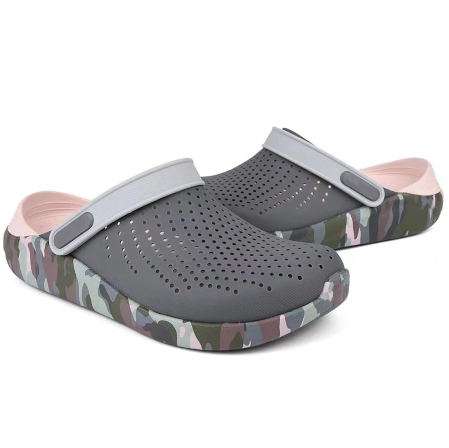 Crocs Classic Leopard Print Clog Pink Black - 13
