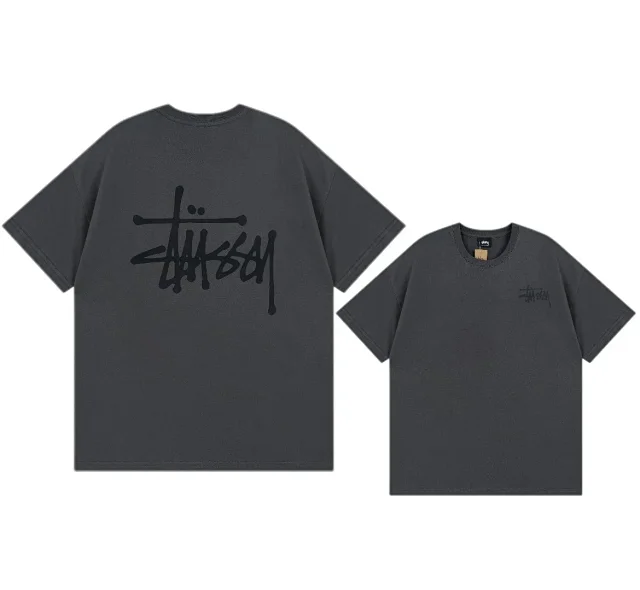Stüssy T-Shirts Flaming Ace Cards Graphic product detail image 10