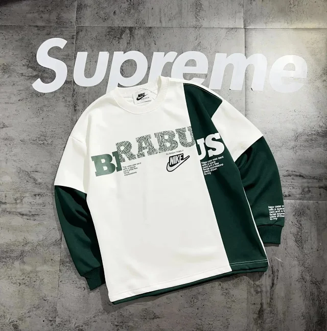 Nike Hoodies & Sweatshirts Crewneck Logo-Print Sweatshirt product detail image 9